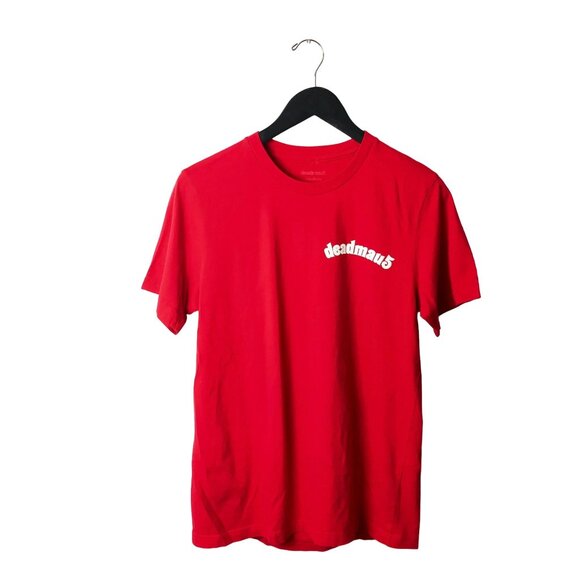 Deadmau5 T Shirt Red Small S Graphic Tee Adult Unisex Fit - Picture 2 of 15